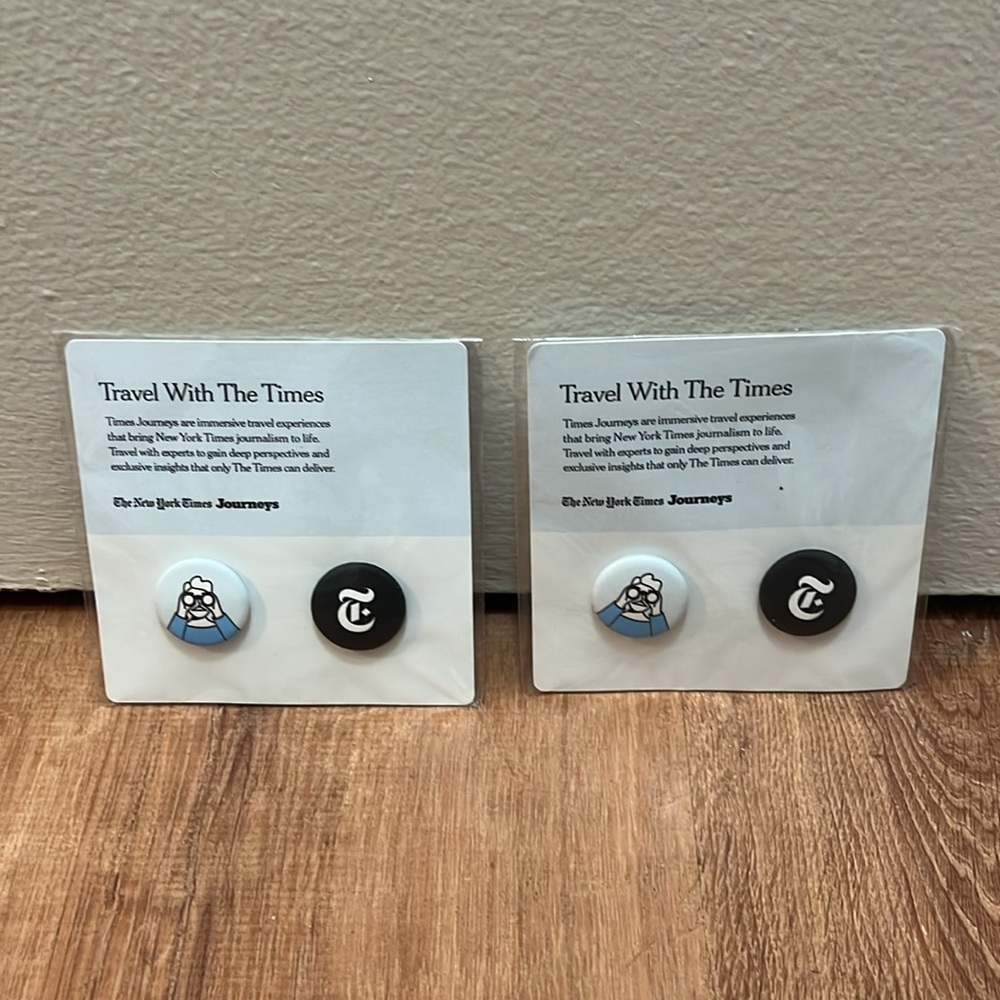 New York Times Pin Set (4 total pins)